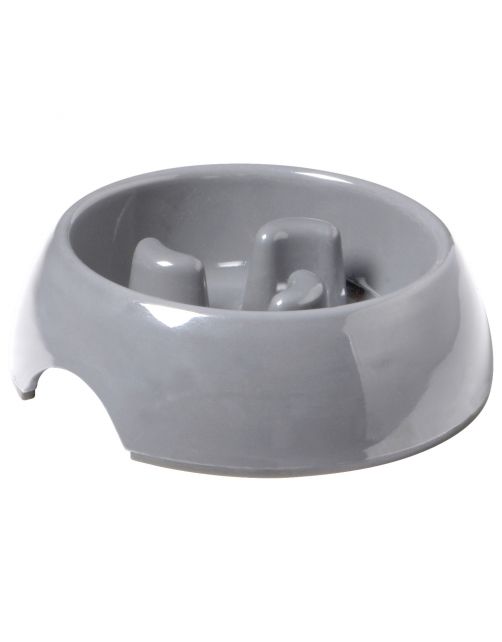 Adori Anti-Schrok Voerbak S 200ml - Hondenvoerbak - 14 cm Grijs Small