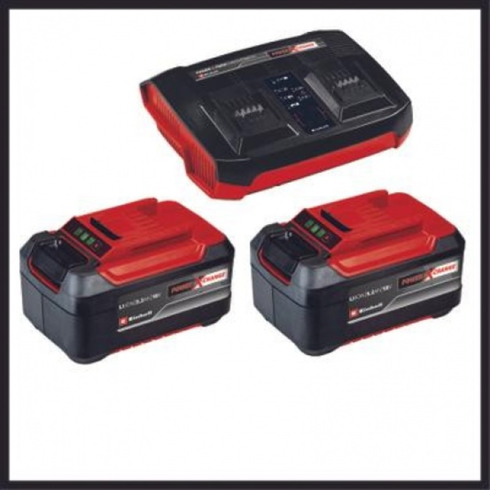 Tondeuse à gazon sans fil rasarro 36/42 + 2x batterie 5,2 ah pxc + 1 chargeur