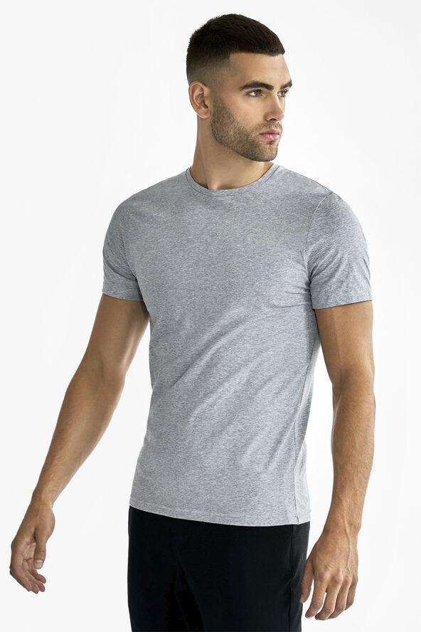 Bread & Boxers Crew-Neck 2-pack Grey mélange