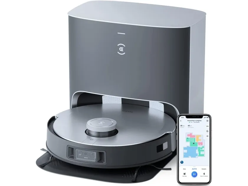 ECOVACS DEEBOT X1 PLUS - Støvsuger - robotstyret - uden pose inkluderet oplader