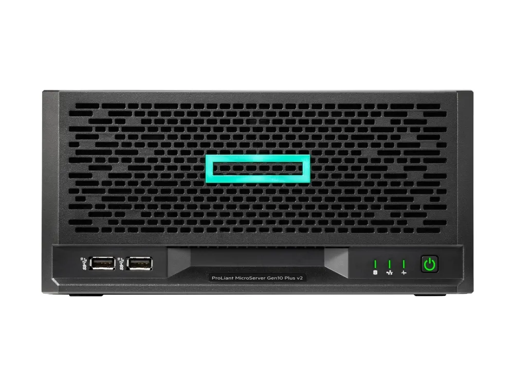 HPE ProLiant MicroServer Gen10 Plus v2 - Server - ultra mikro tower envejs - 1 x Xeon E-2314 / op til 4.5 GHz - RAM 0 GB - SATA - non-hot-swap 3.5