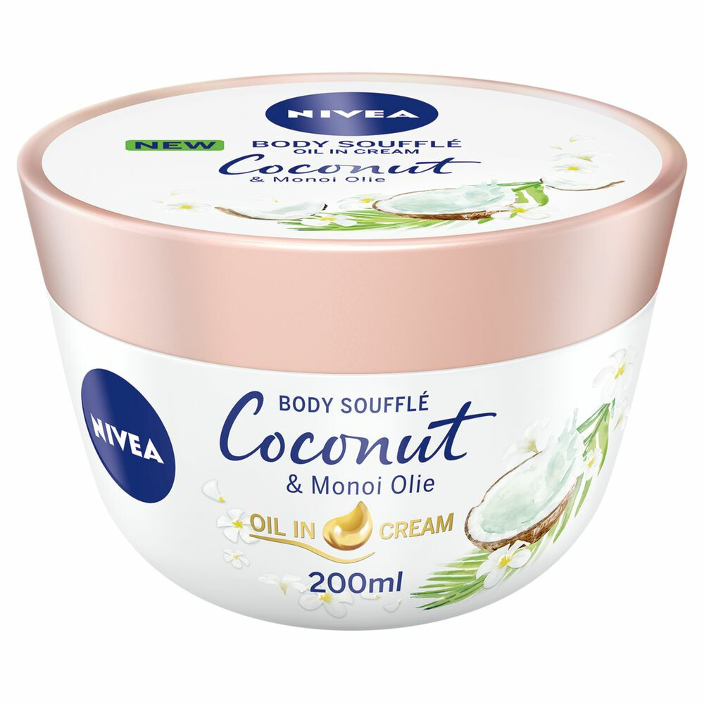 Nivea Body Souffle Coconut en Monoi Olie200 ml