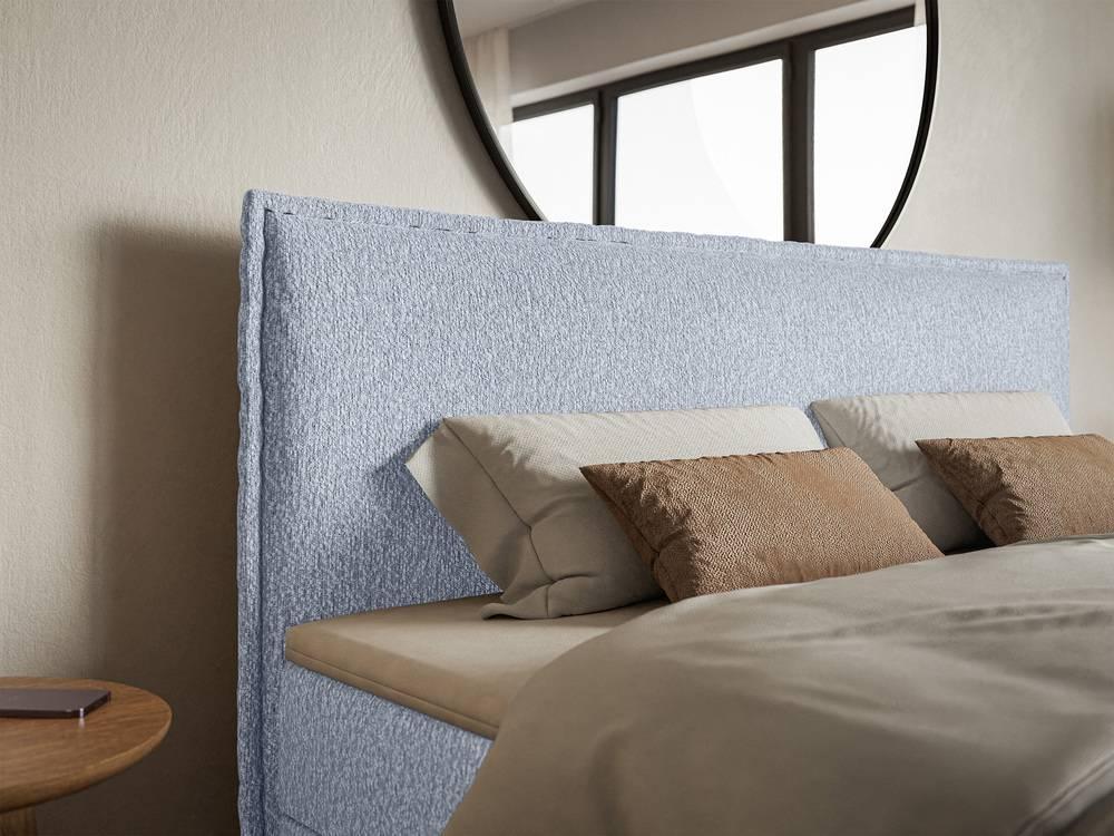 NADUVI Collection Boxspring Esmay chenille - opbergvak+topper 140x200