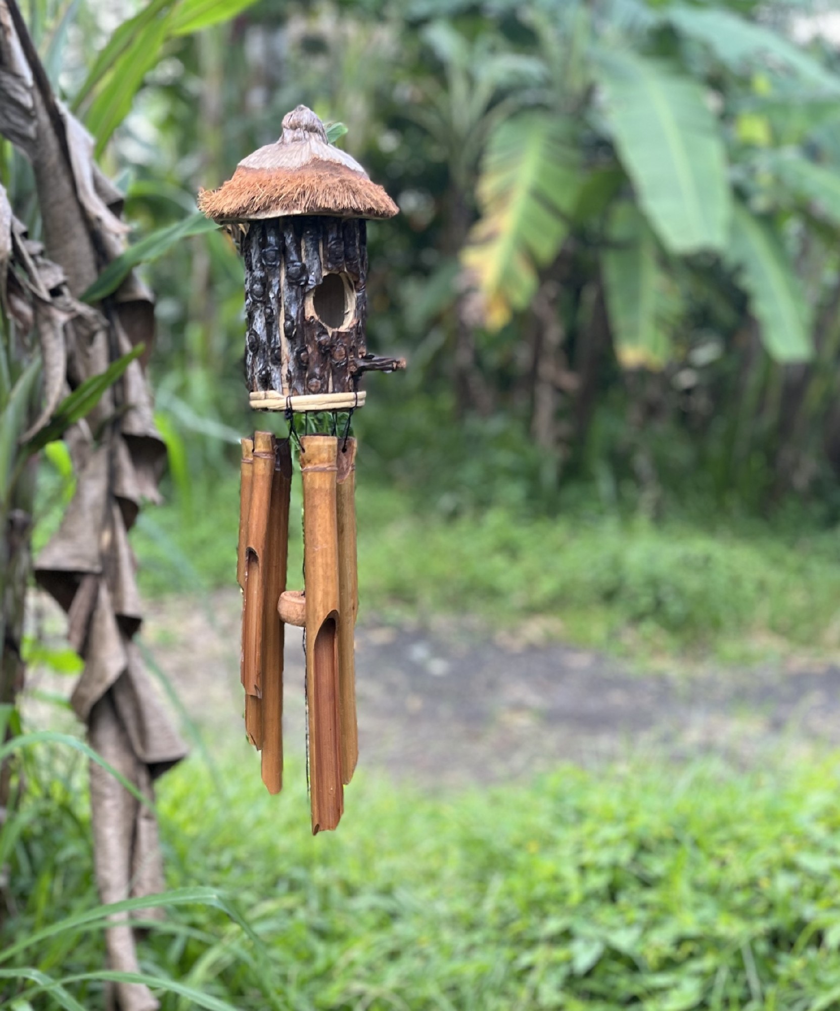 Windspiel mit Vogelhaus, Ø 12 cm, H 90 cm günstig bestellen