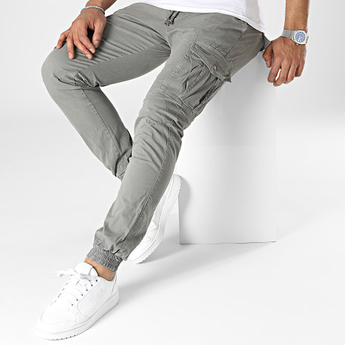 Pantalon Cargo Gris
