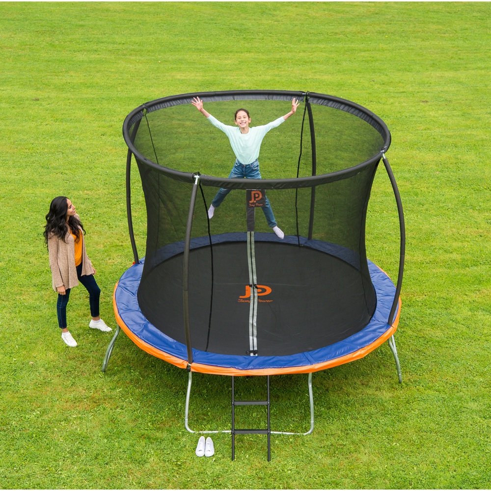 Jump Power 10-Fuß-Trampolin und Sicherheitsnetz