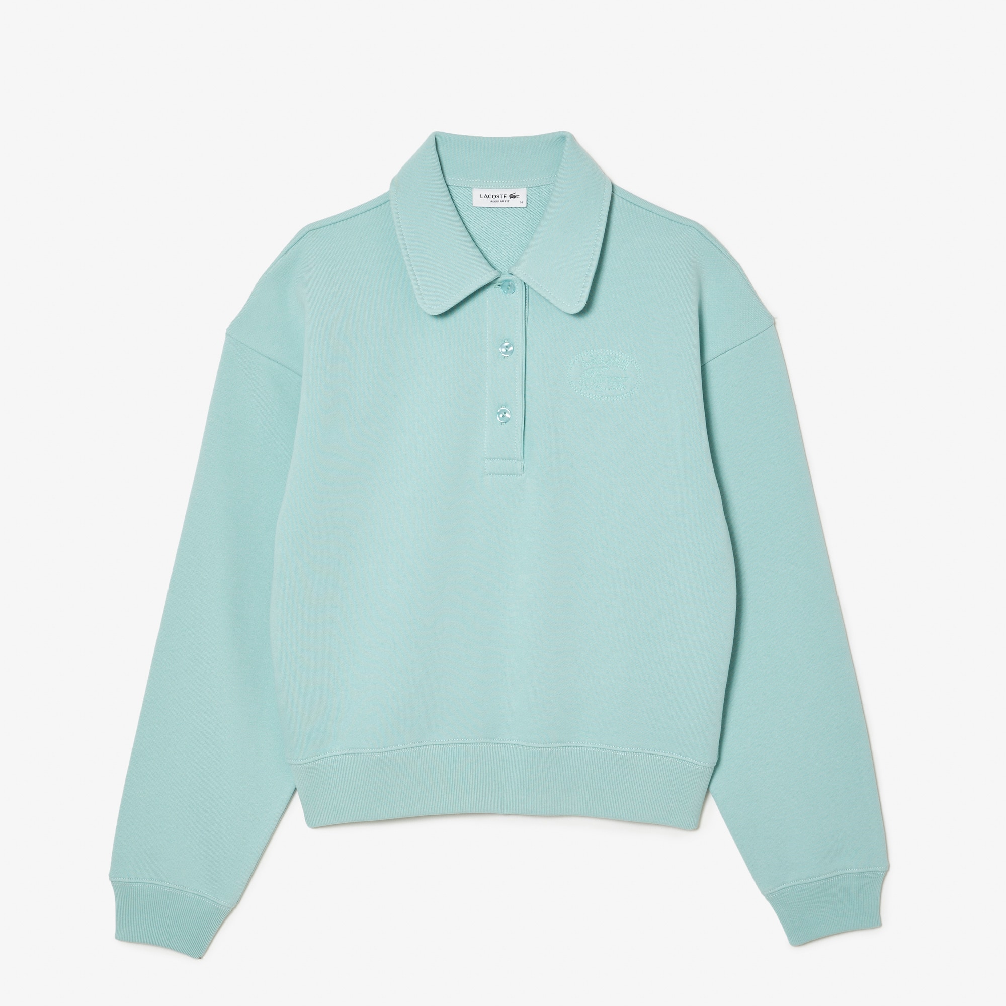 Sweatshirt à col polo Jogger avec broderie Lacoste Sweatshirts - Vert - Lacoste - Femme