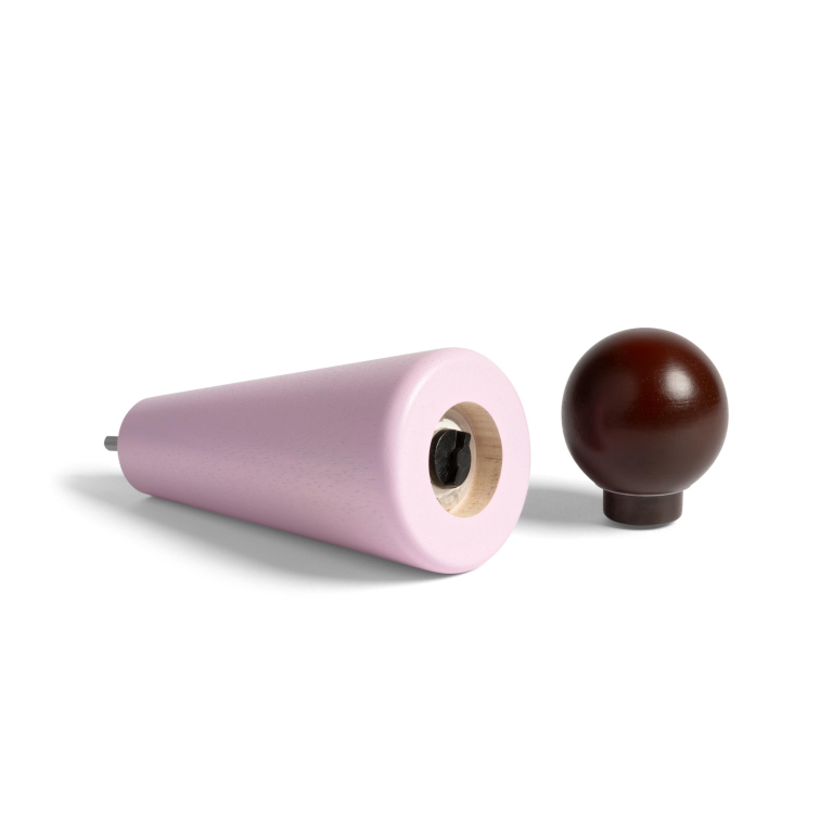 &klevering Halma peper- en zoutmolen L Pink