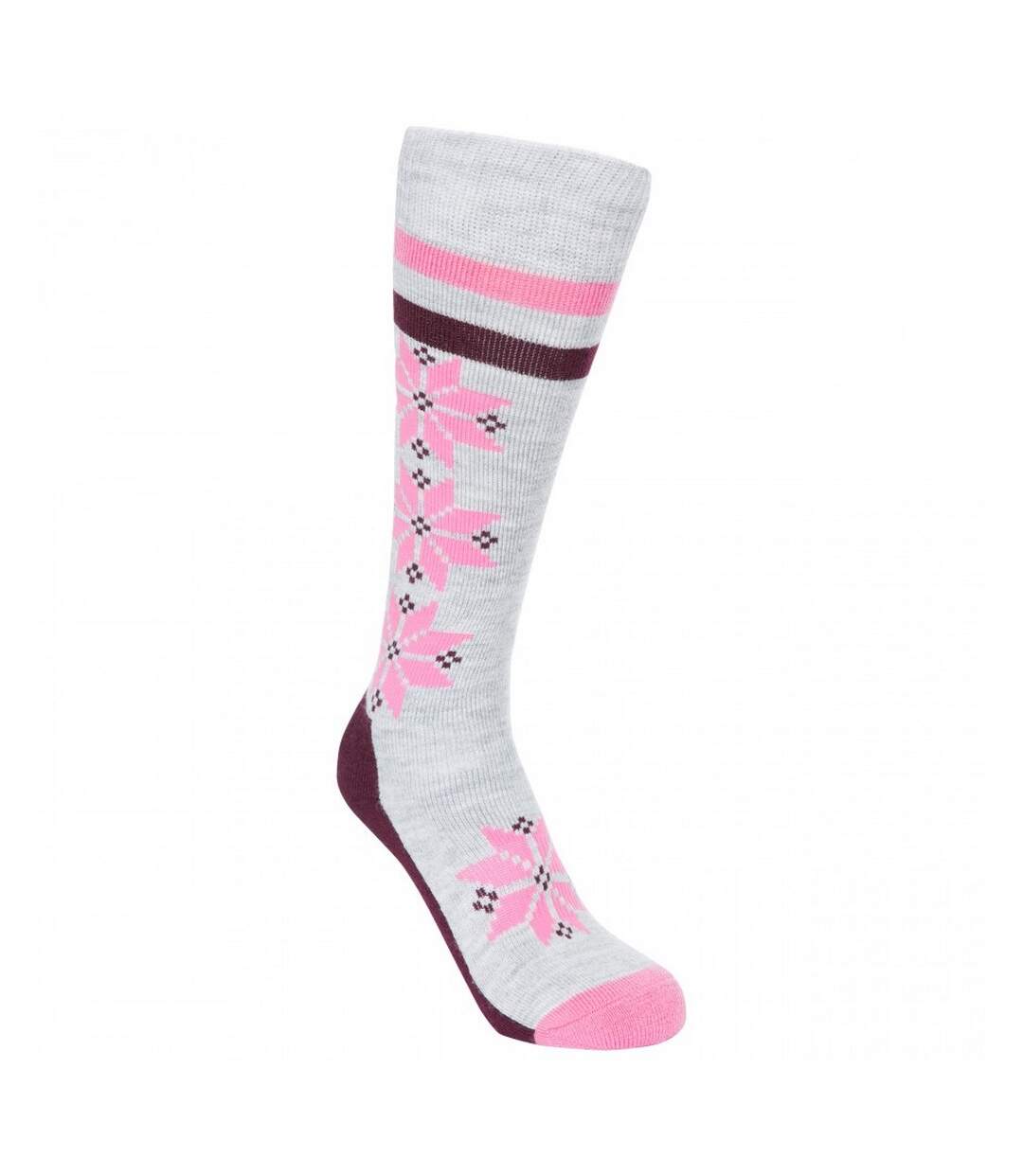 Trespass - Chaussettes de ski SNOWFALL - Femme (Gris chiné) - UTTP4921