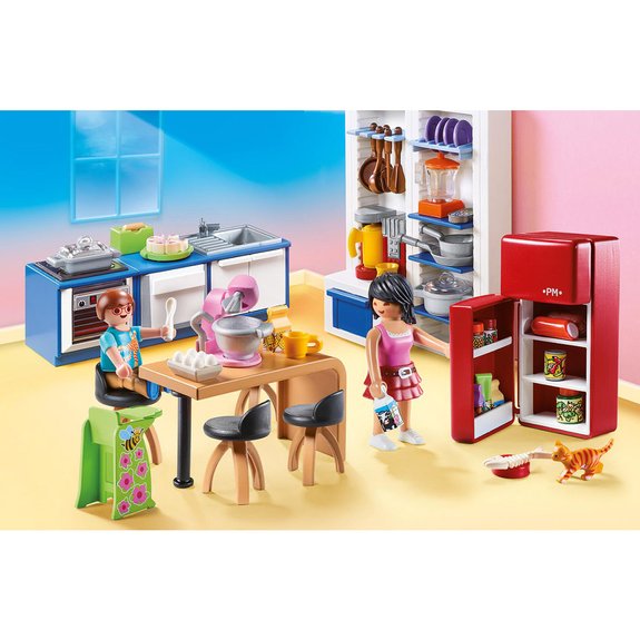 Cuisine familiale Playmobil Dollhouse 70206