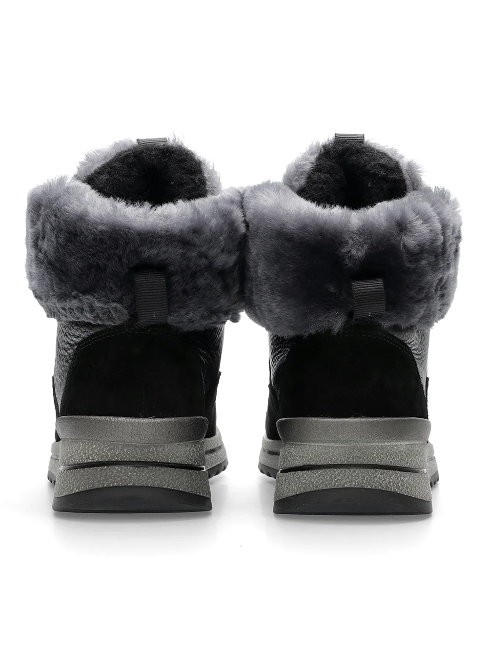 Stiefel Osaka schwarz-grau