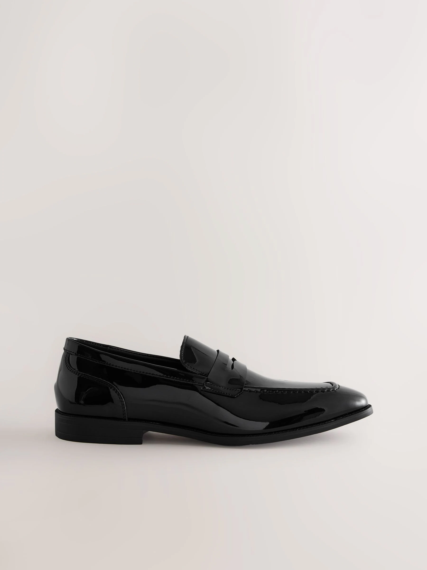 Zwart - Loafers van patentleer