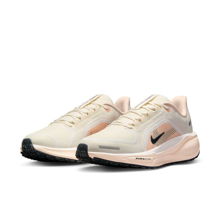 Nike Chaussures de Running Air Zoom Pegasus 41 Gore-Tex - Blanc Cassé/Gris/Orange/Rouge foncé Femme
