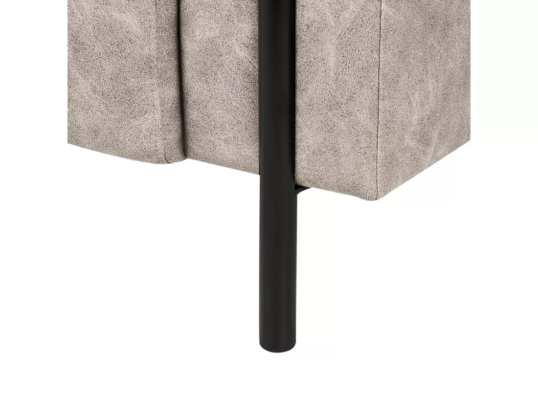 Fauteuil ASKIM Tissu Gris clair