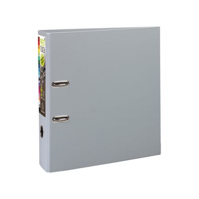 Exacompta Prem'Touch - Classeur à levier - Dos 80 mm - A4 Maxi - pour 715 feuilles - gris foncé