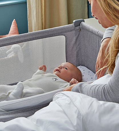 SHNUGGLE Babyseng - Bedside Crib - Air Lite - Grey