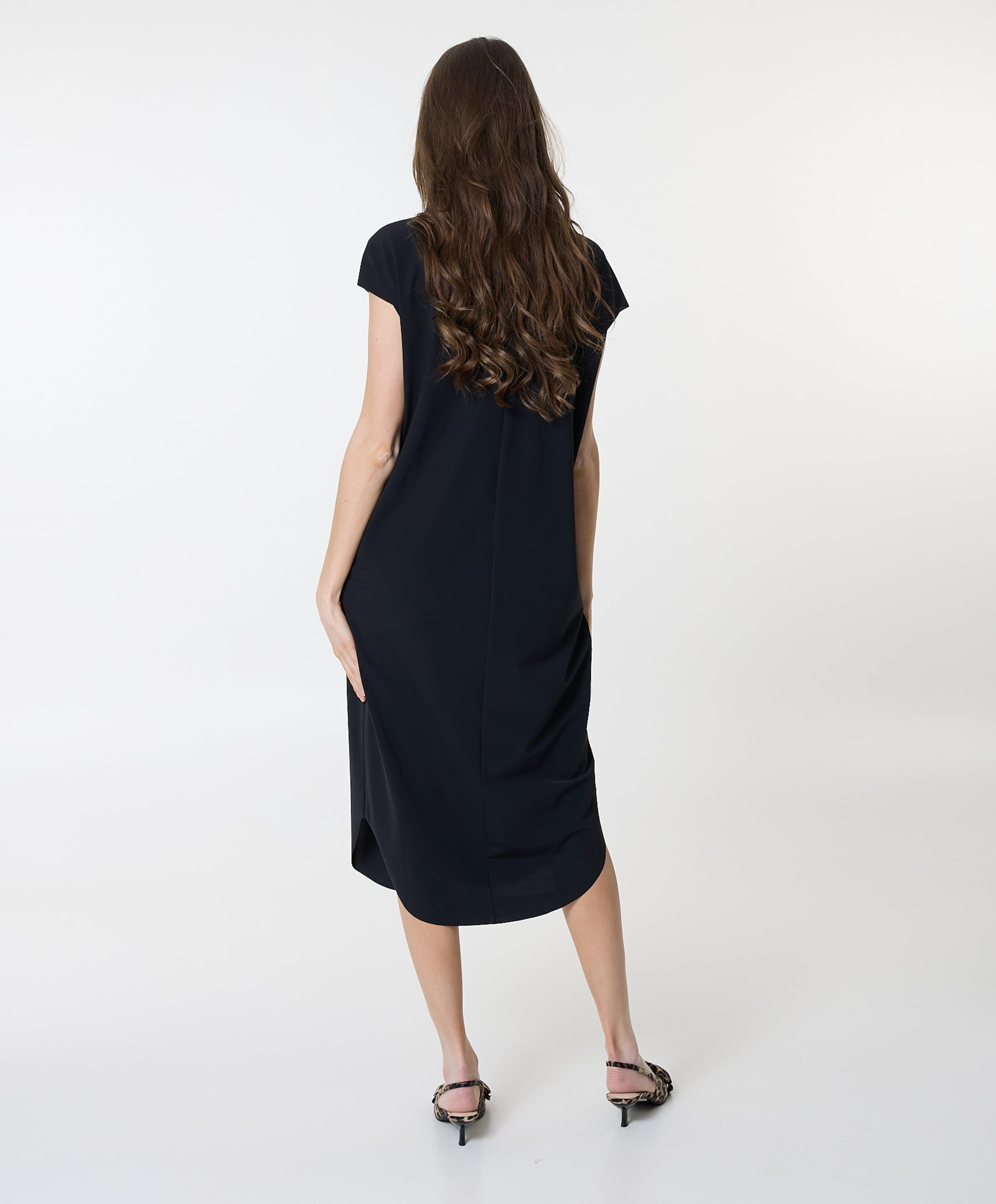 Penn & Ink N.Y. Dames jurk zwart