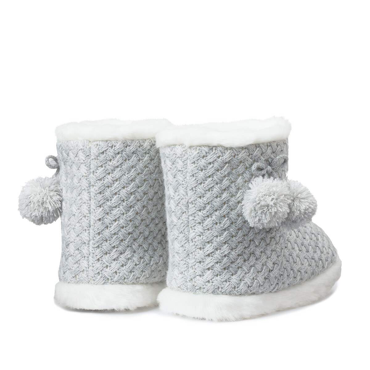 COLEÇÃO LA REDOUTE<br>Botas pantufa forradas em jérsei