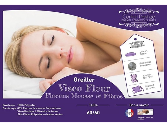 NUITS D'OR - Matelas 120x190 Mousse Haute Résilience Densité 35 Kg/m3 - H...