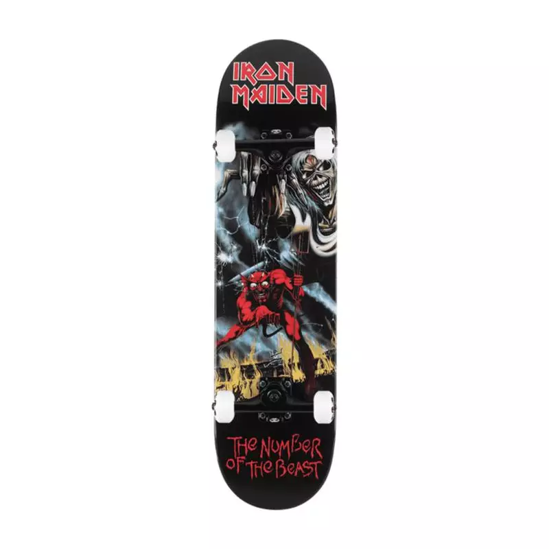 Skate ZERO SKATEBOARDS Iron Maiden Number Of The Beast 8.0