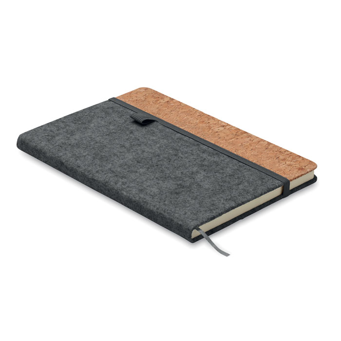 GiftRetail MO2553 - CORKBOOK Carnet A5 en liège RPET