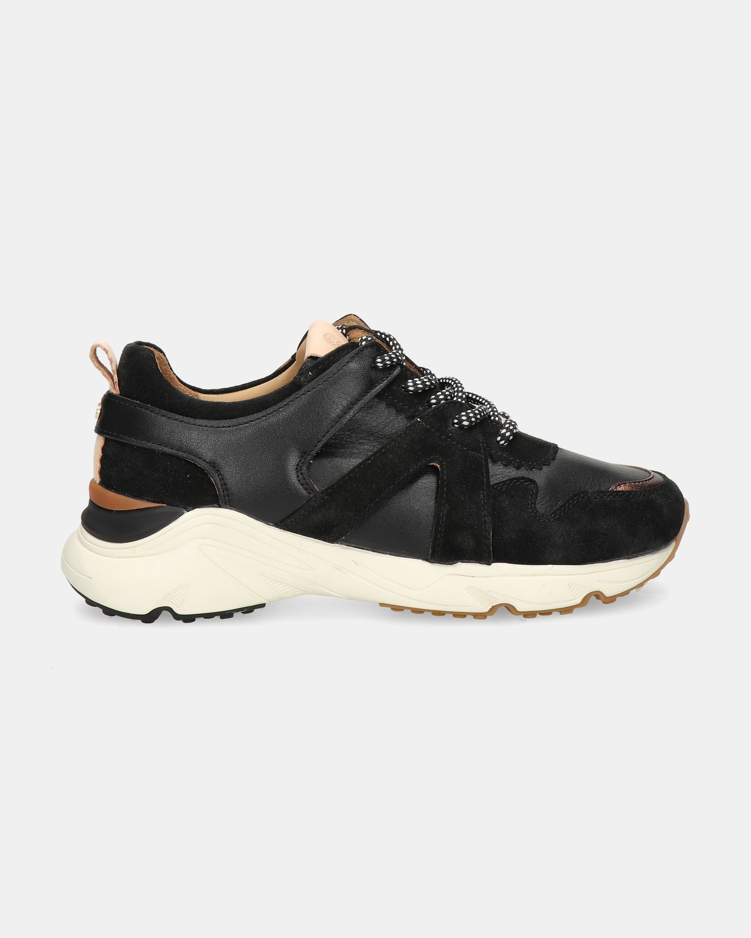 Fred de la Bretoniere Bowi Lage sneakers  - zwart