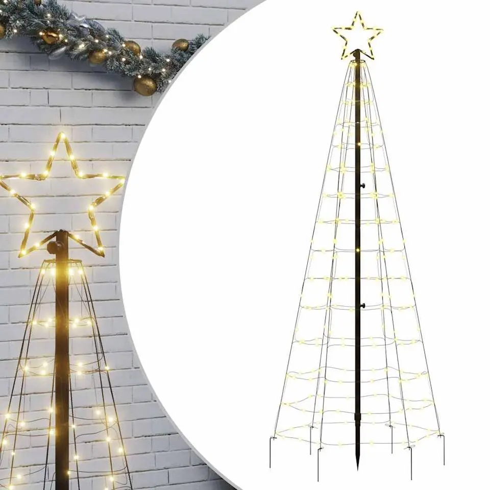 vidaXL - Led-kerstboom - Warmwit