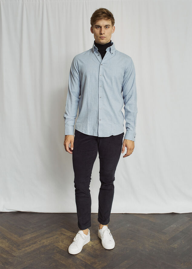 Bruun & Stengade BS Muriel Casual Modern Fit Shirt Light blue