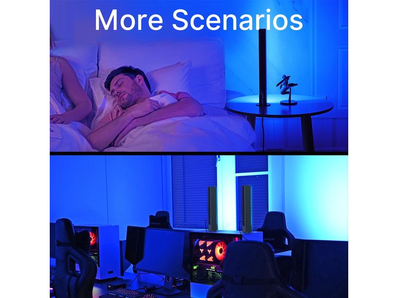 VIJIM Videoleuchte GL01 Smart Ambiance RGB Hintergrundbeleuchtung