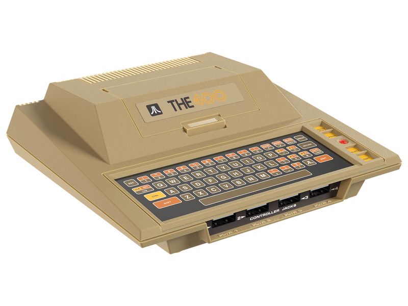 GAME Spielkonsole Atari THE400 Mini Atari bringt das Computerzeitalter nach Hause. Nochmal!