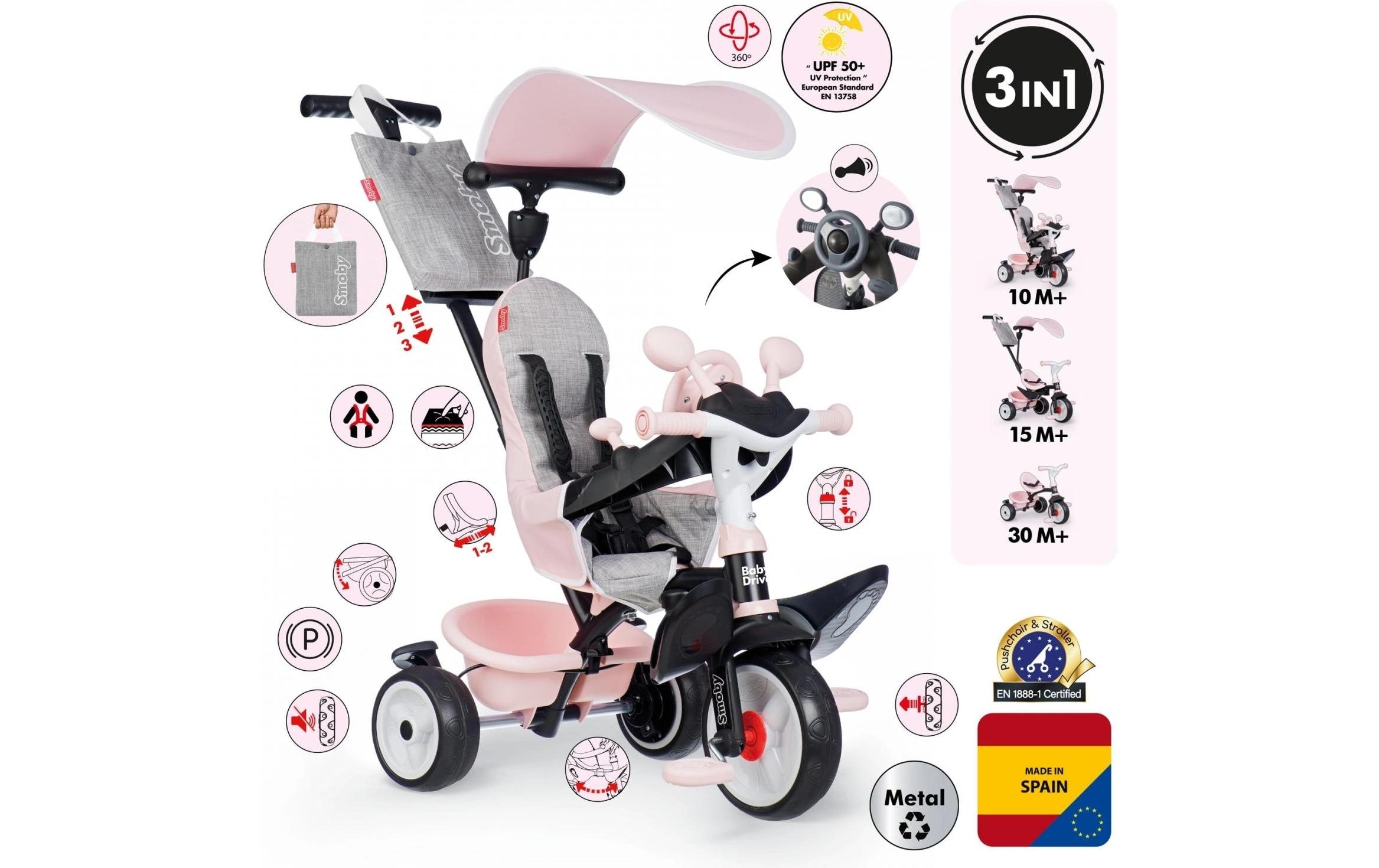 Smoby Dreirad »Baby Driver«
