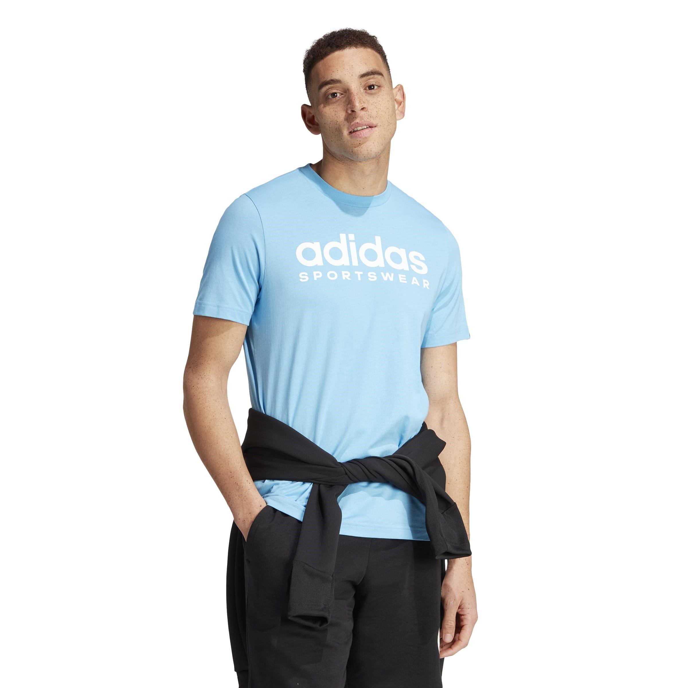 adidas Essentials Single Jersey Logo T-Shirt Mens