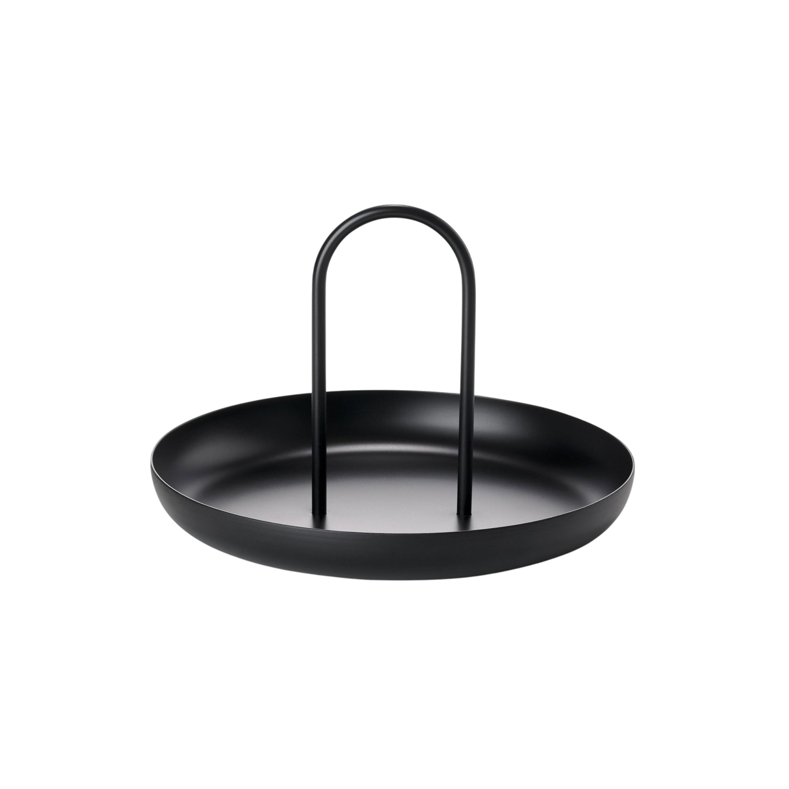 Serviertablett Single 20 cm, Schwarz