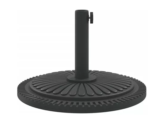 Base de parasol pour mats ?38 / 48 mm 12 kg rond