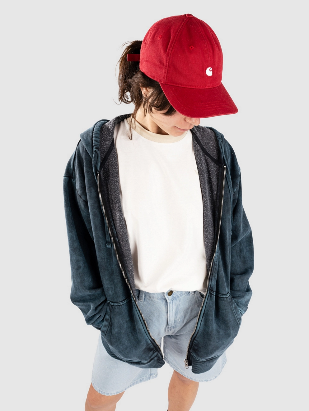 Vans Bleachers OS Zip Hoodie heritage blue