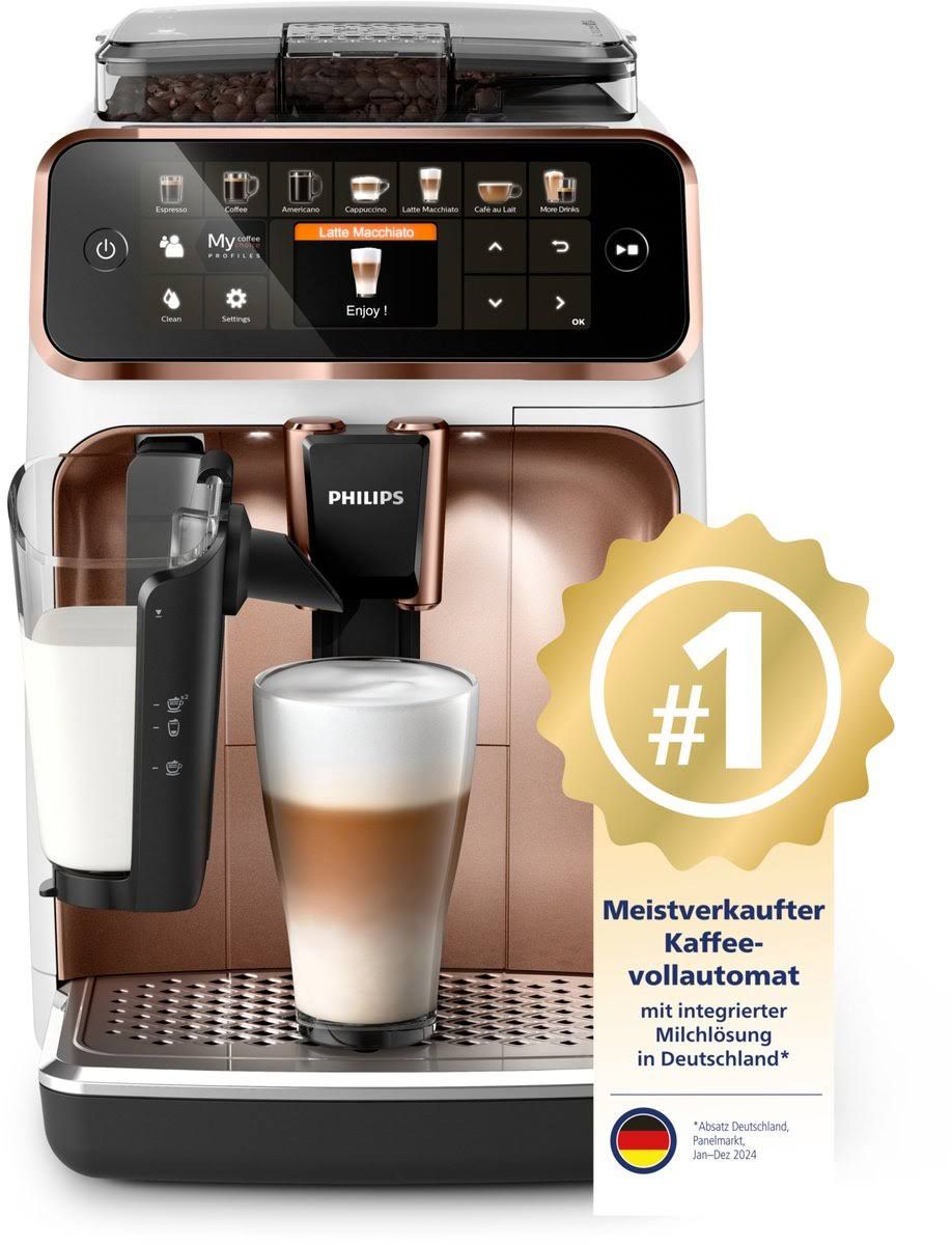 Philips Kaffeevollautomat EP5443/70 5400 Series 12 Kaffeespezialitäten