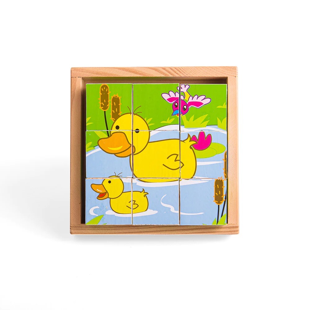 Puzzle cube animaux