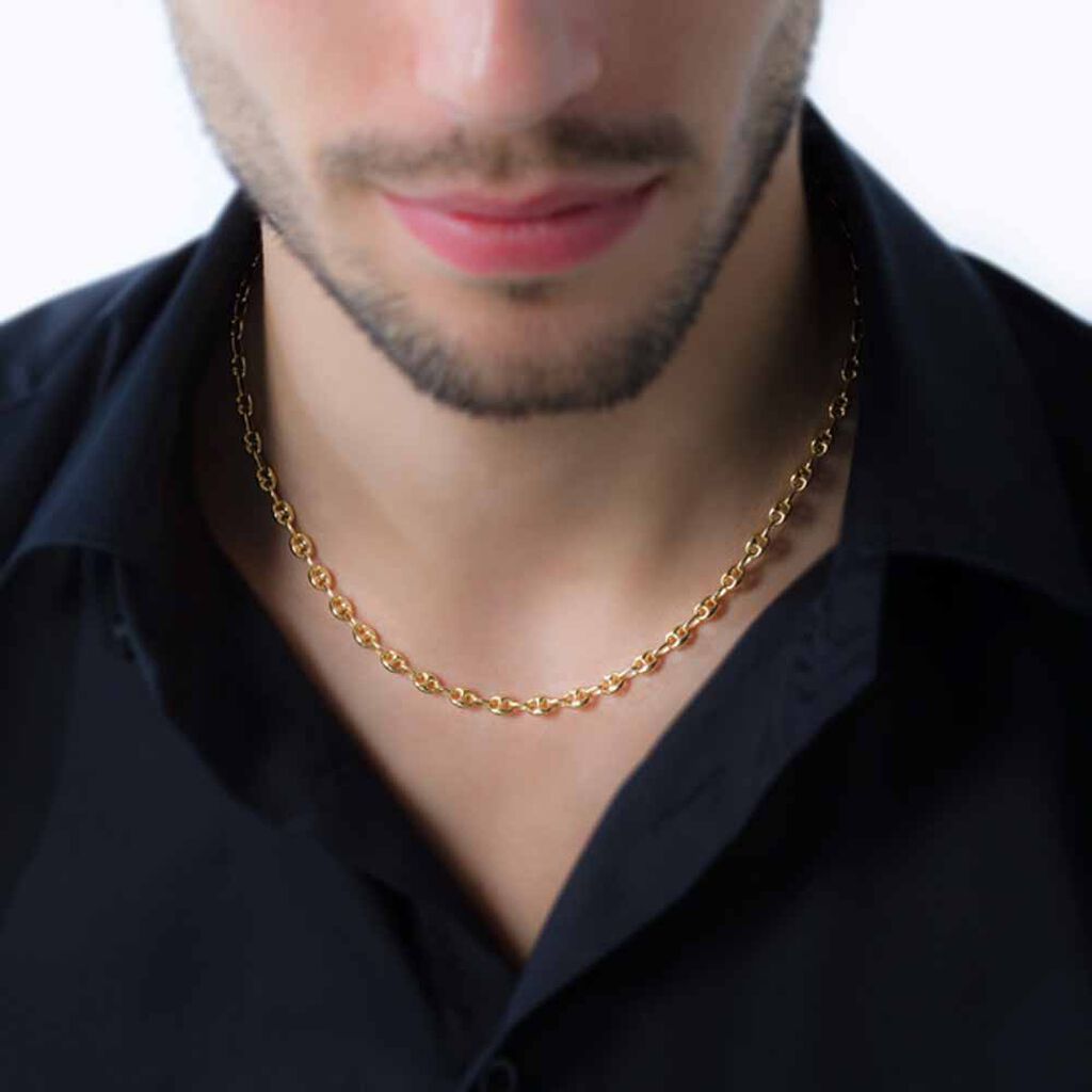 Collier Maille Dami Maille Grain De Cafe Or Jaune