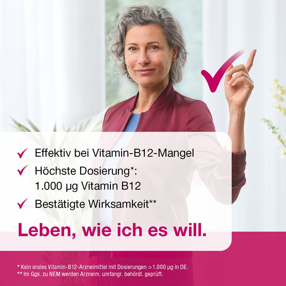 B12 Ankermann® hochdosiert 1.000μg Vitamin B12