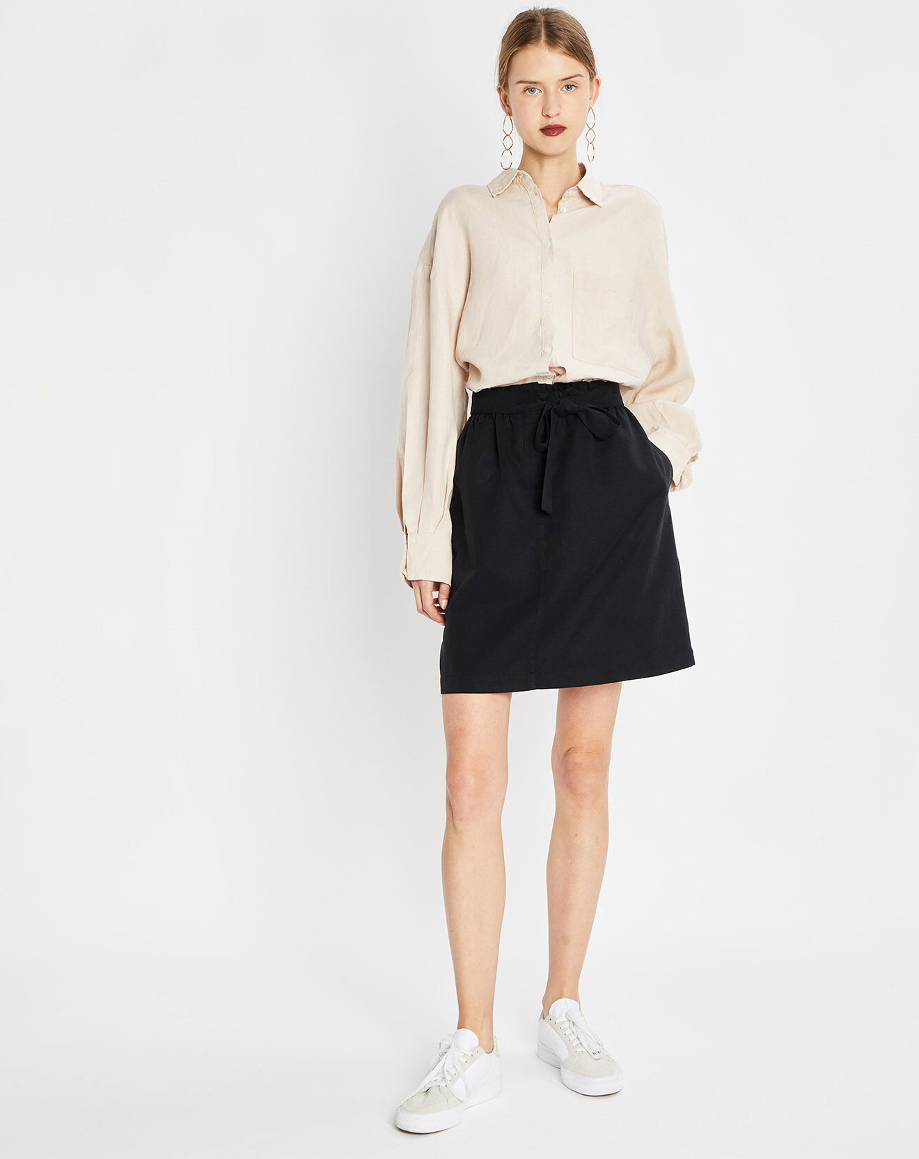 Marc O'Polo Chemise 100% Lin manches longues Poche beige