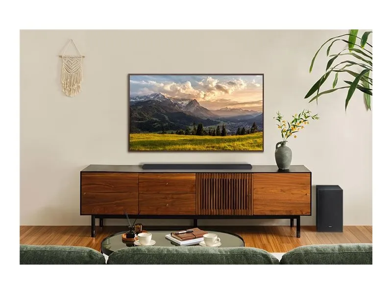 Samsung HW-S700D - Lydbarsystem - 3.1.kanal - trådløs - Bluetooth, Wi-Fi - 250 Watt (Total) - titansort