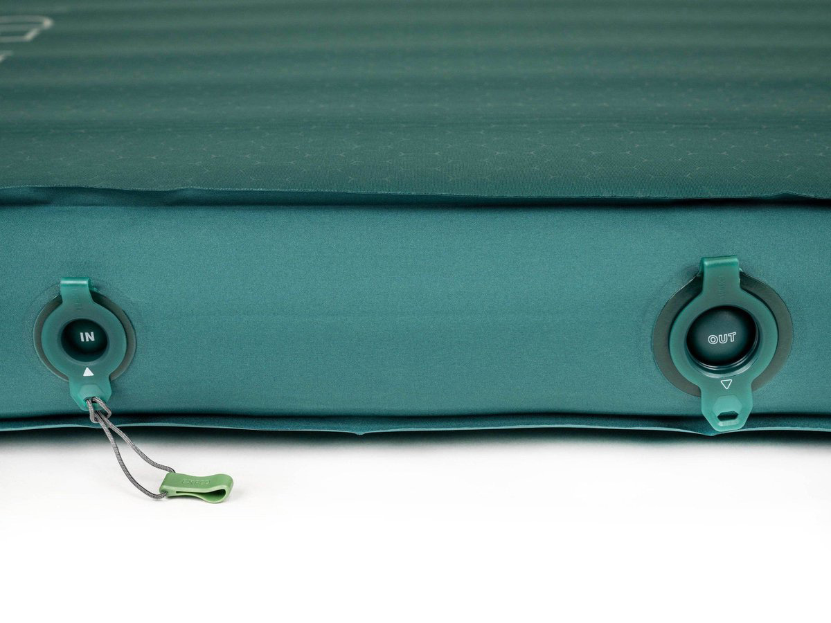 Exped MegaMat Duo Queen self inflating slaapmat - Cypress Green
