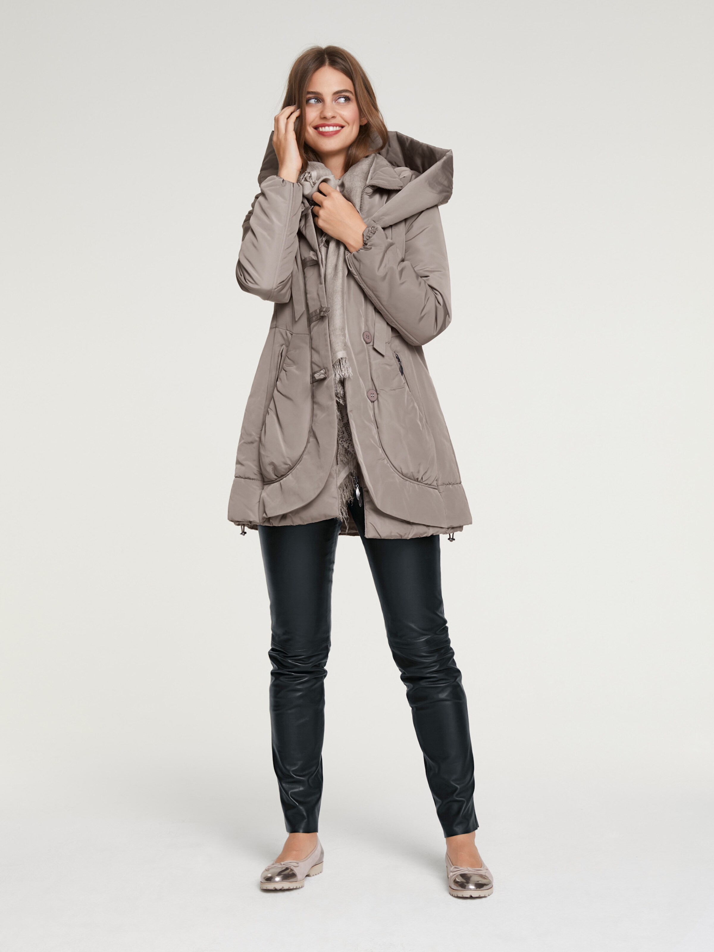 heine Parka in taupe