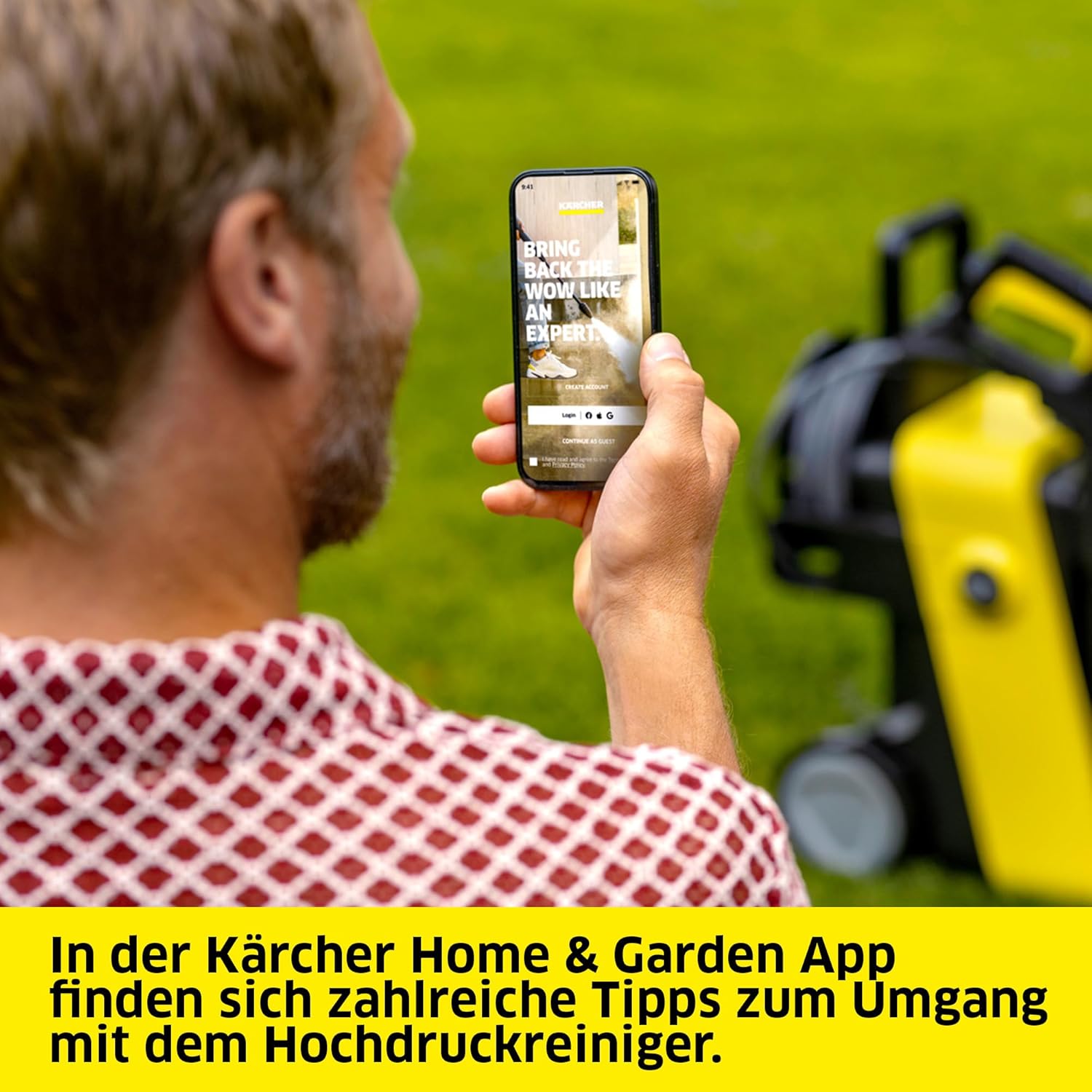 Kärcher Hochdruckreiniger K 4 Comfort Premium, Druck: max. 130 bar, Fördermenge: 420 l/h, Fläche: 30 m²/h, Gewicht: 17 kg, extra Flexibler Hochdruckschlauch, Schlauchtrommel, 4-in-1 Multi Jet