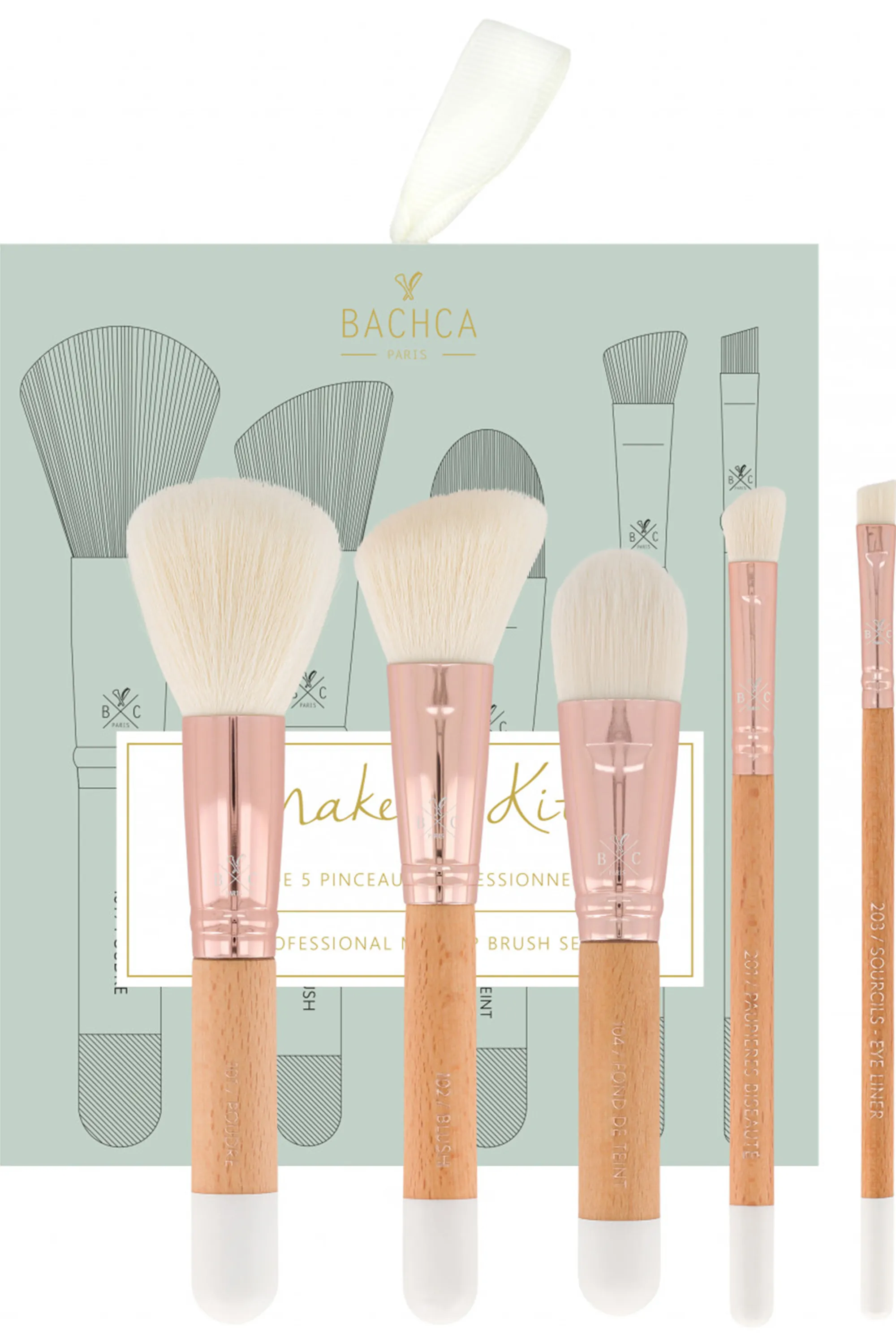 Bachca Set de pinceaux professionnels