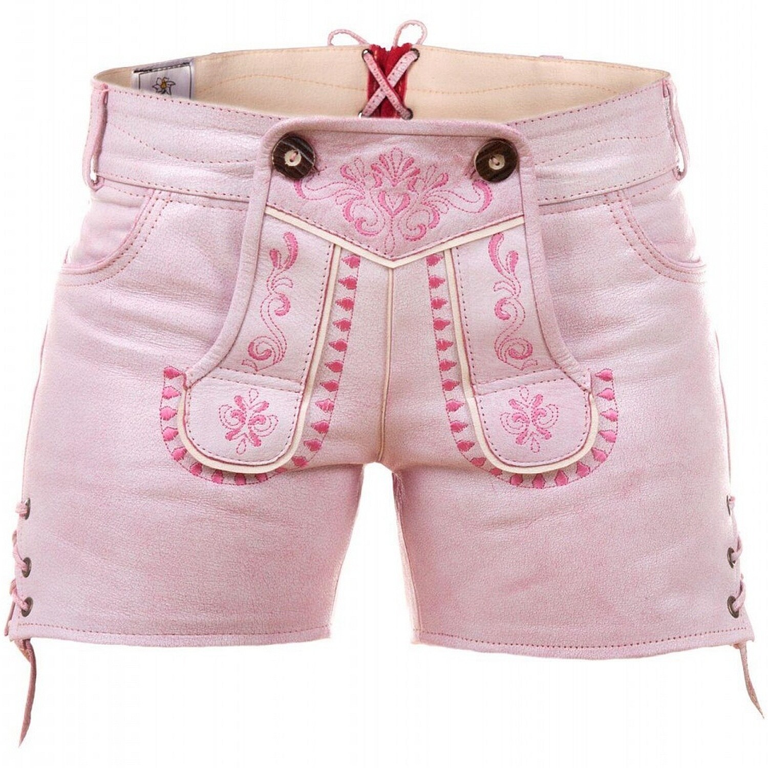 Damen Ledershorts