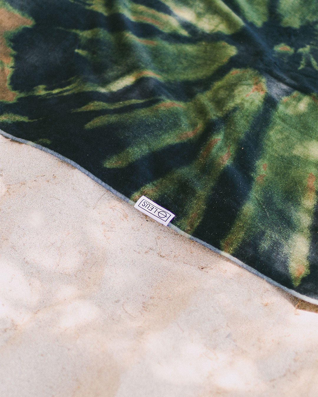 LEUS Serviette de plage - Tie Dye Camo