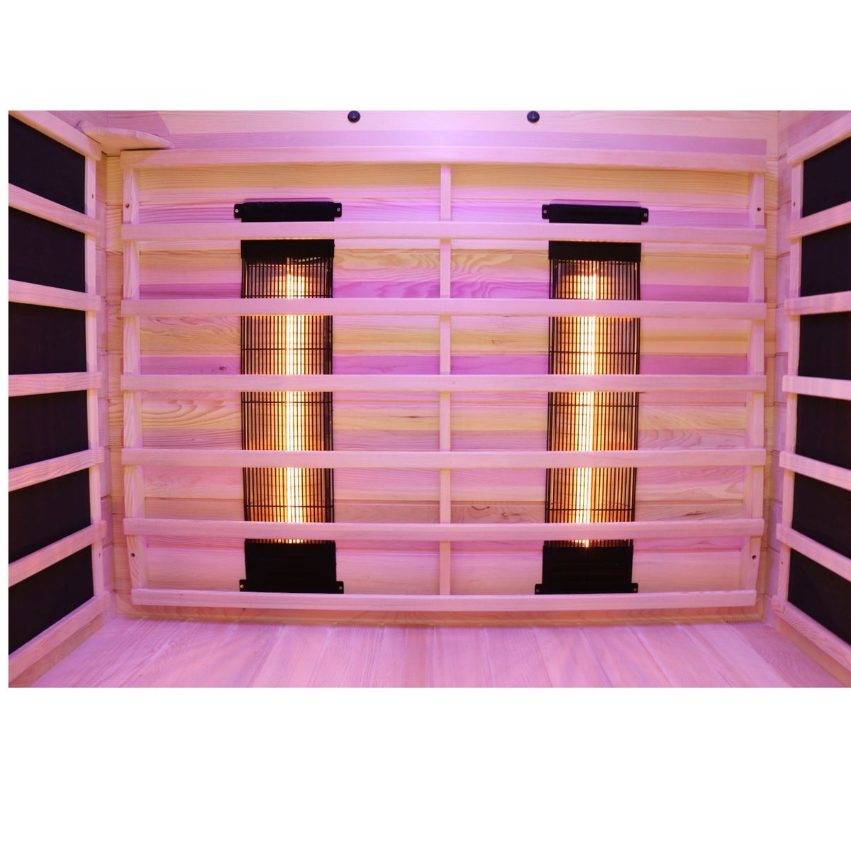 Dewello® Infraroodcabine Infraroodsauna PIERSON 135cm x 105cm incl. 5 full spectrum stralers, 3 koolstofstralers, 2 personen