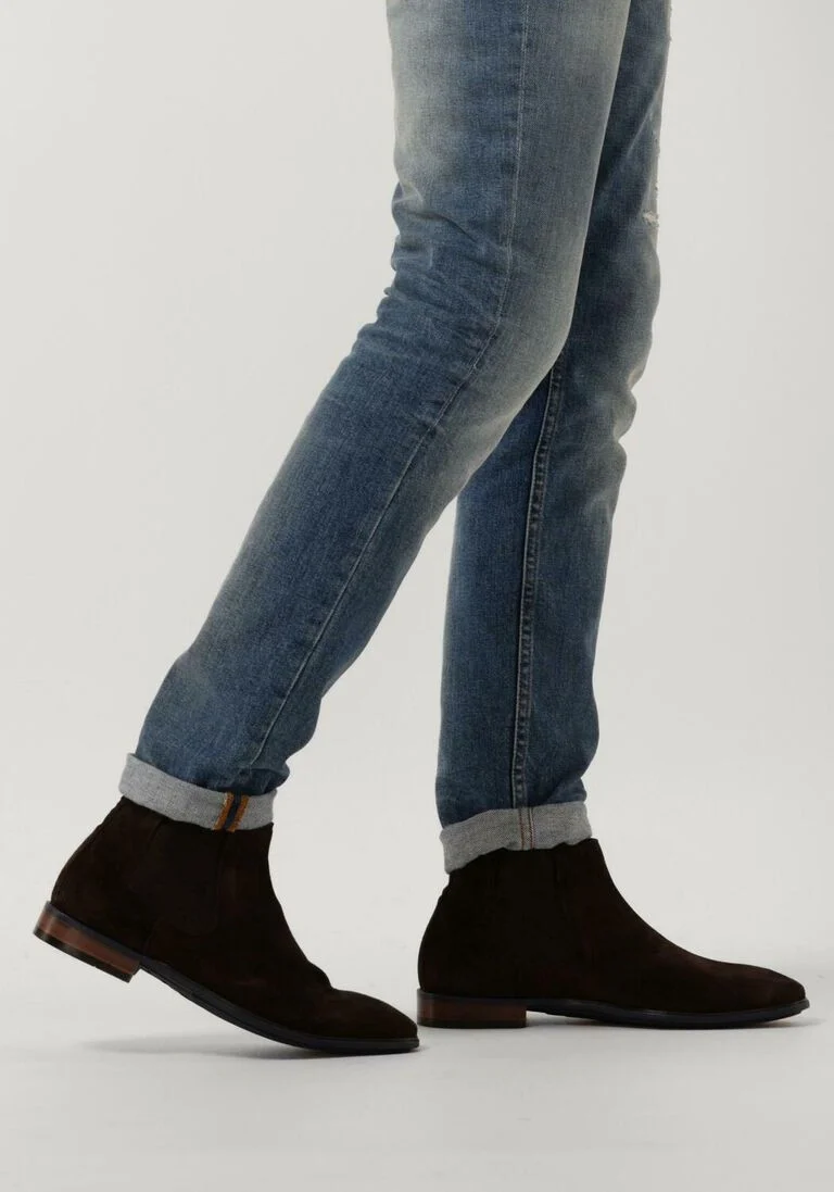 FLORIS VAN BOMMEL bruine floris van bommel chelsea boots sfm-60034