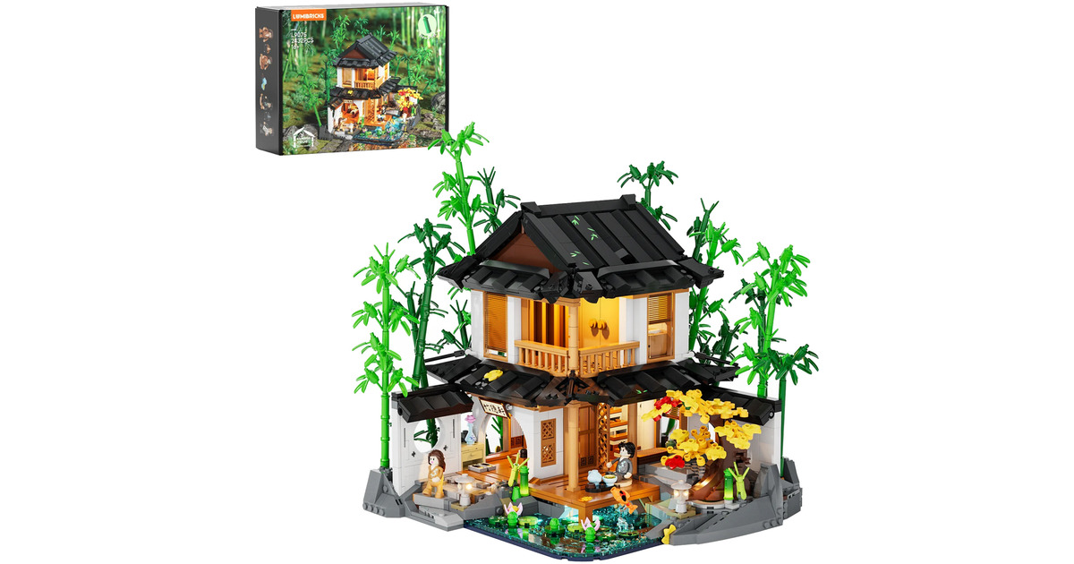 LumibricksRetro House - Bamboo House Constructiespeelgoed  (L9075)